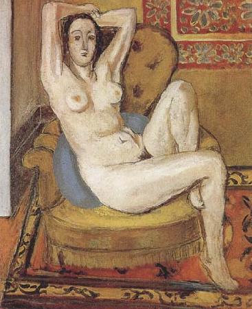 Henri Matisse Nude on a Blue Cushion (mk35) China oil painting art